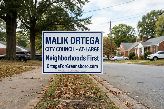 Greensboro Political Yard Signs