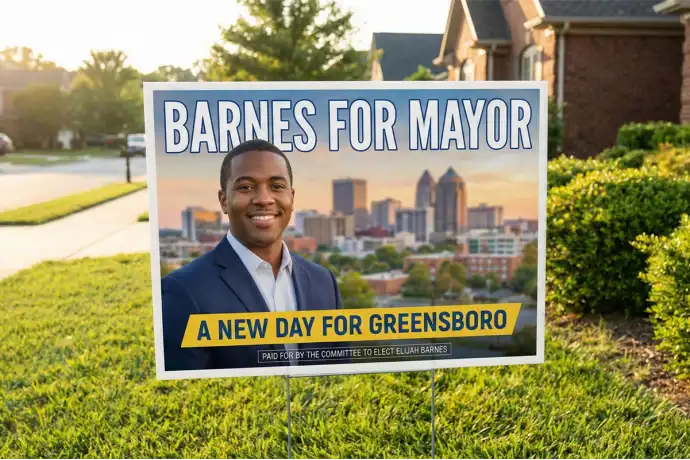 Greensboro Political Yard Signs