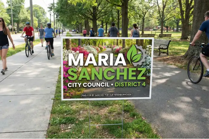 Greensboro Political Yard Signs