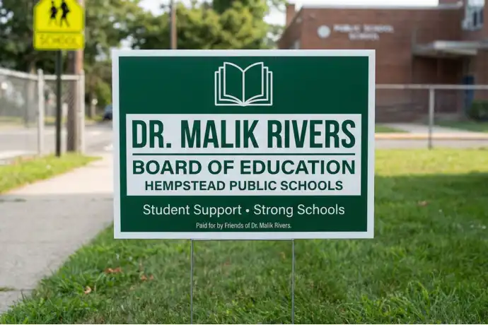 Hempstead Political Yard Signs