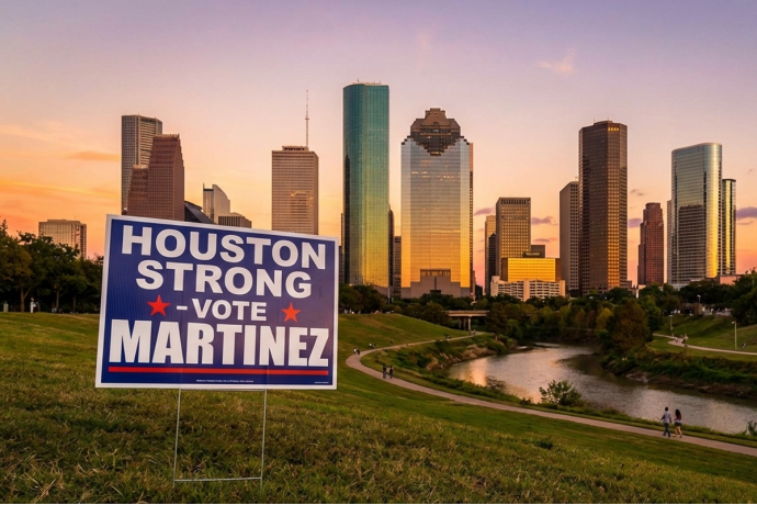 Houston Political Yard Signs