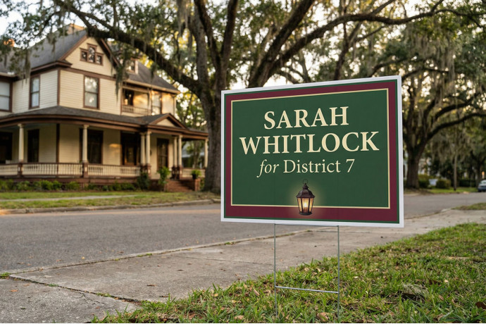 Jacksonville Political Yard Signs | Fast 1-Day Shipping