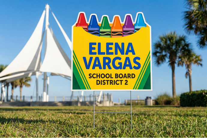 Jacksonville Political Yard Signs | Fast 1-Day Shipping