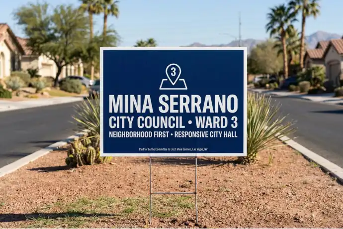 Las Vegas Political Yard Signs