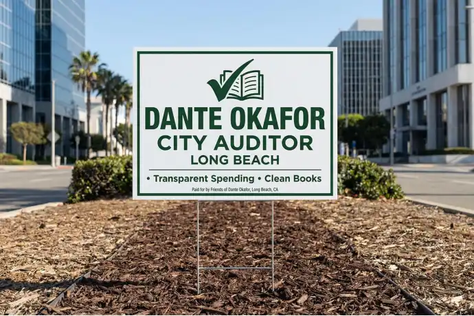 Long Beach Political Yard Signs