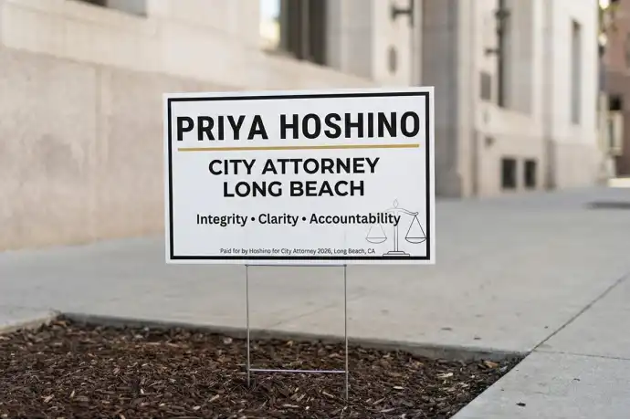 Long Beach Political Yard Signs