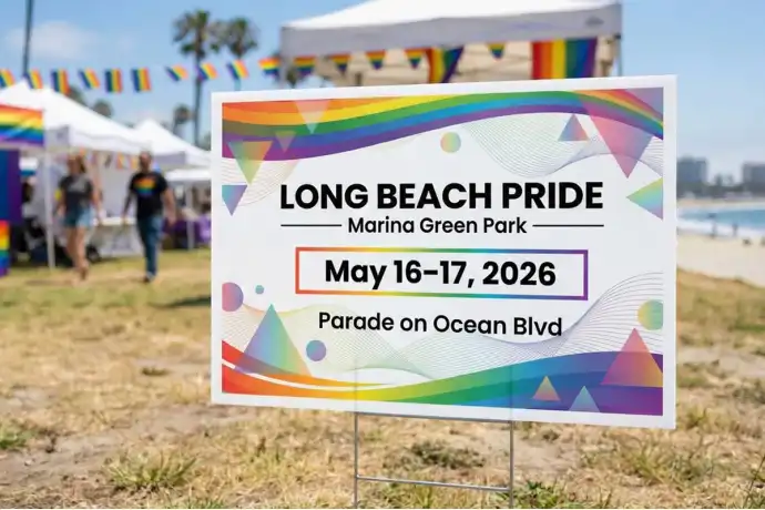 Long Beach Yard Signs