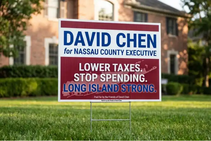 Long Island Political Yard Signs