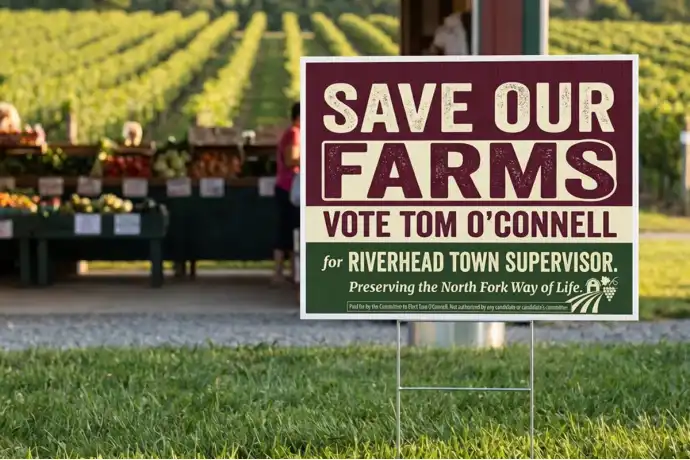 Long Island Political Yard Signs