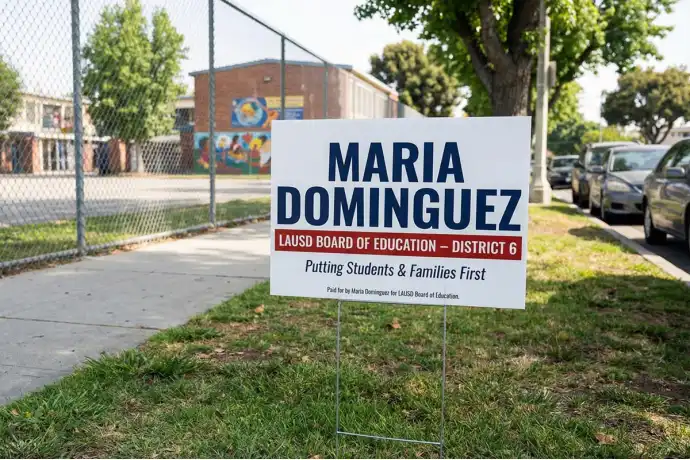 Los Angeles Political Yard Signs