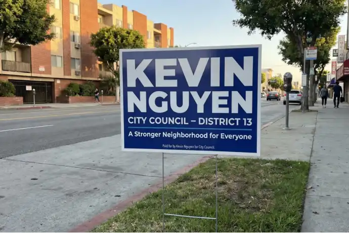 Los Angeles Political Yard Signs