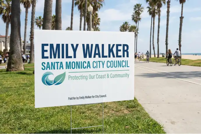 Los Angeles Political Yard Signs