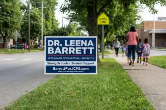 Louisville Political Yard Signs