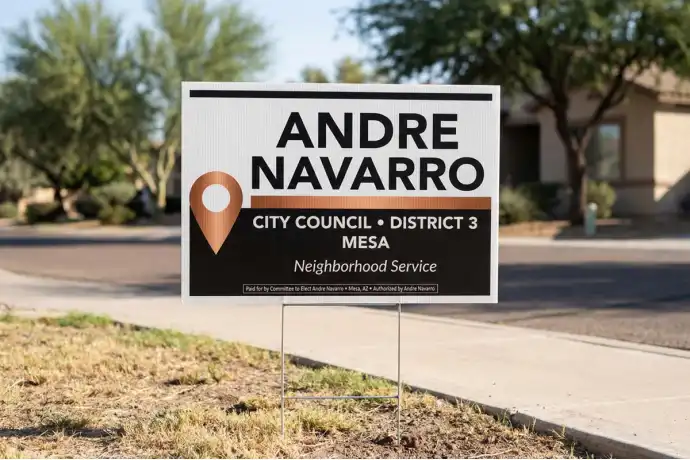 Mesa Political Yard Signs