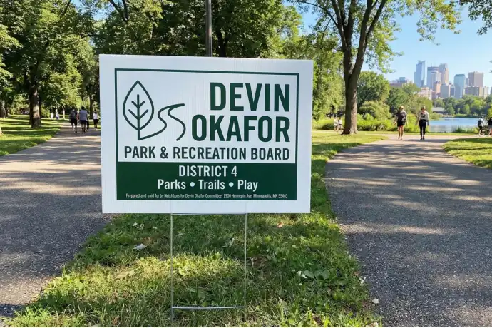Minneapolis Political Yard Signs