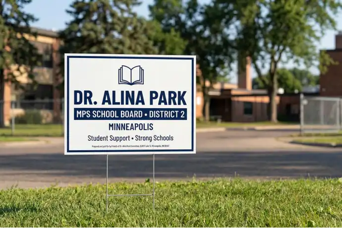 Minneapolis Political Yard Signs