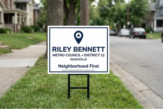 Nashville Political Yard Signs