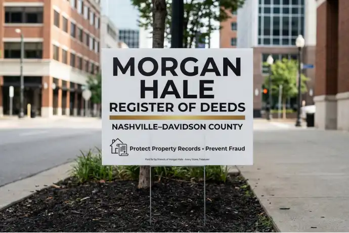 Nashville Political Yard Signs