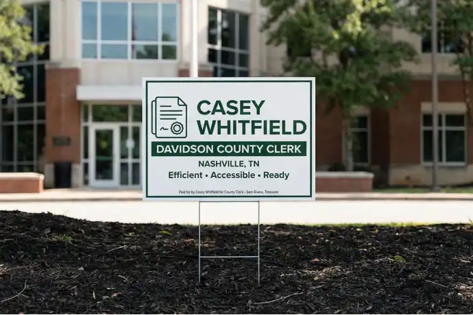 Nashville Political Yard Signs