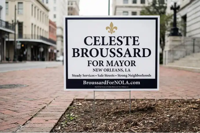 New Orleans Political Yard Signs