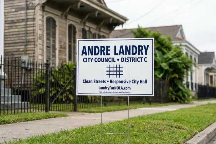 New Orleans Political Yard Signs