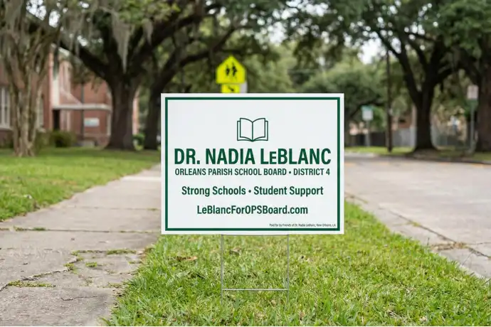 New Orleans Political Yard Signs