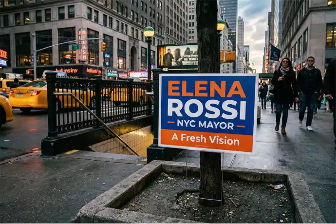 New York City Political Yard Signs