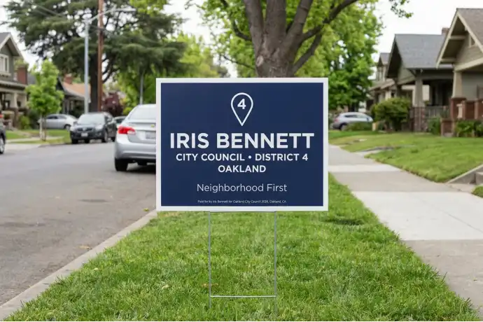 Oakland Political Yard Signs
