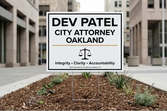 Oakland Political Yard Signs