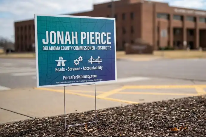 Oklahoma City Political Yard Signs