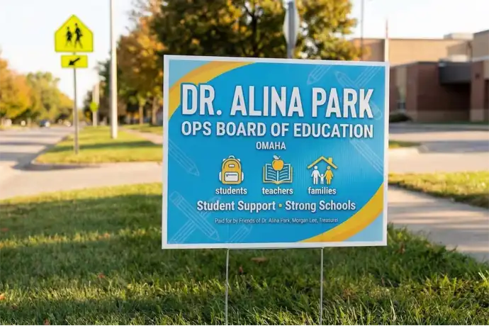Omaha Political Yard Signs
