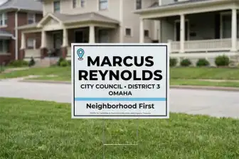 Omaha Political Yard Signs