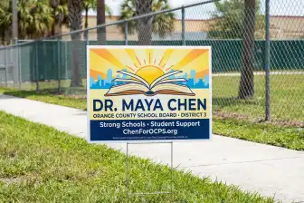 Political Yard Signs Orlando 
