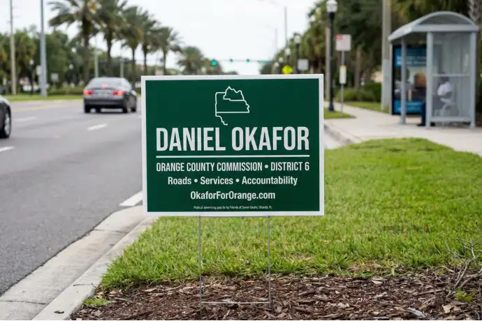 Political Yard Signs Orlando 