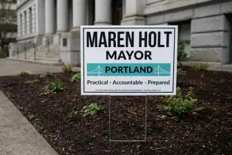 Portland Political Yard Signs