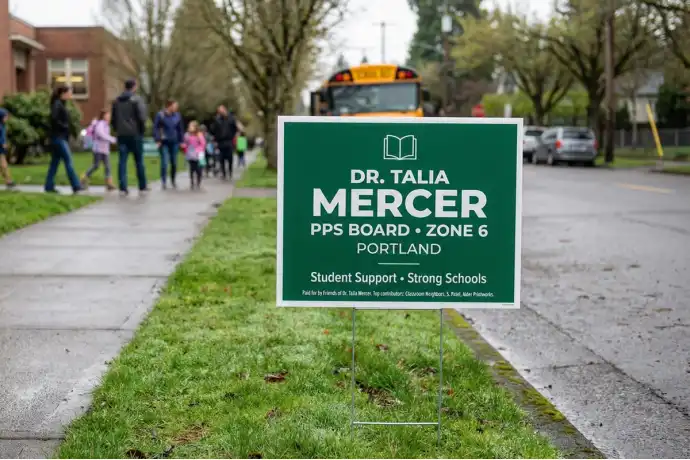 Portland Political Yard Signs