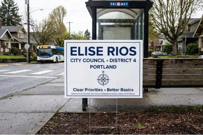 Portland Political Yard Signs