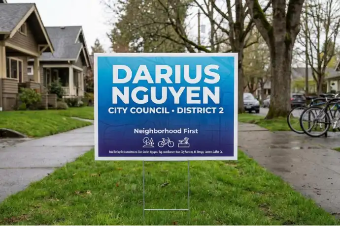 Portland Political Yard Signs