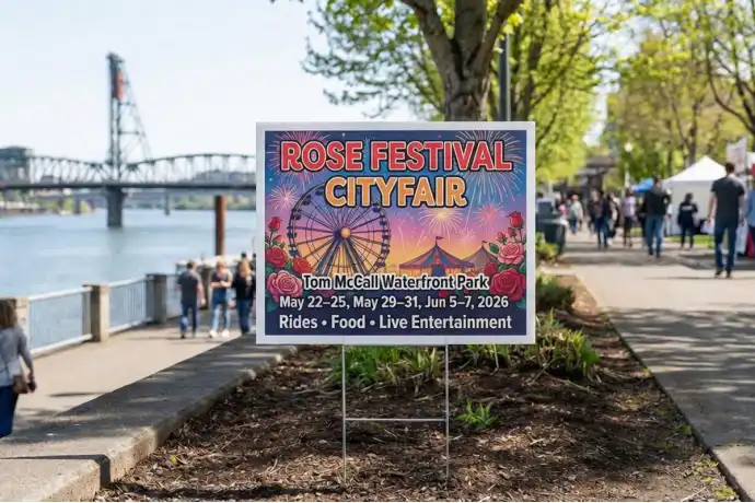 Portland Yard Signs