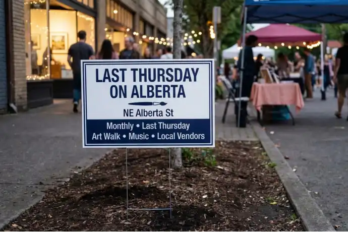Portland Yard Signs