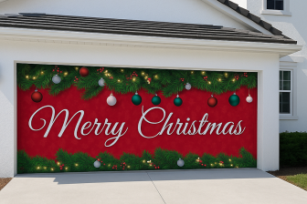 Premium Fabric Garage Door Banner - Ready To Ship