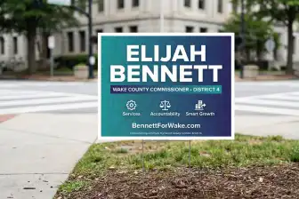 Raleigh Political Yard Signs