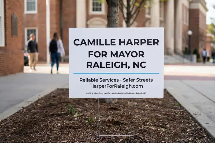 Raleigh Political Yard Signs