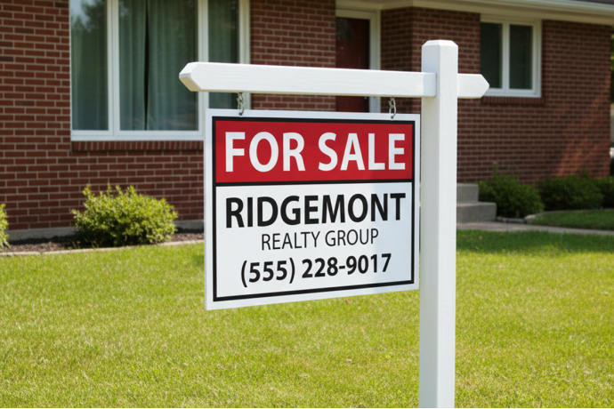 Real Estate For Sale Signs