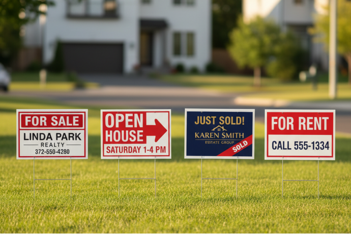 Real Estate Yard Signs