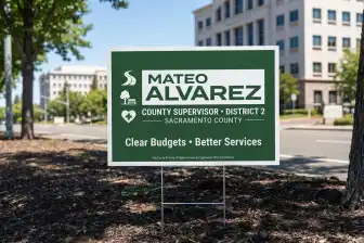 Sacramento Political Yard Signs