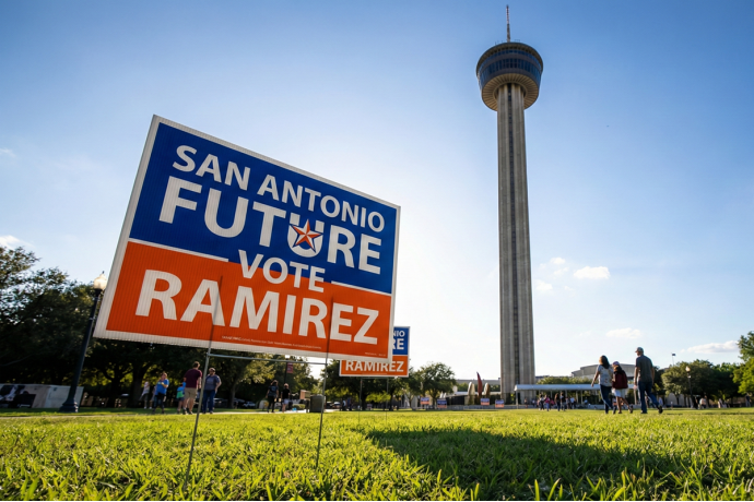 San Antonio Political Yard Signs