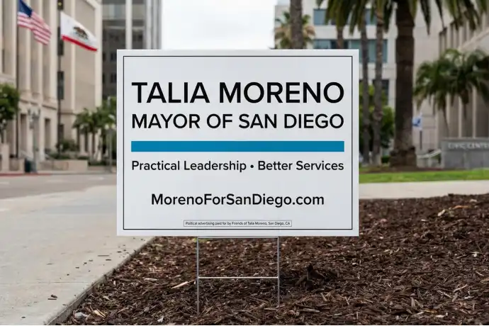 San Diego Political Yard Signs