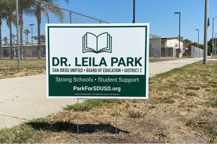 San Diego Political Yard Signs
