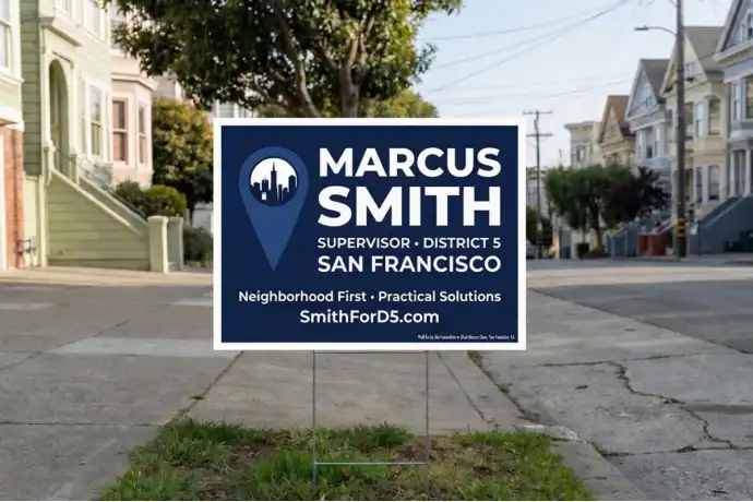 San Francisco Political Yard Signs